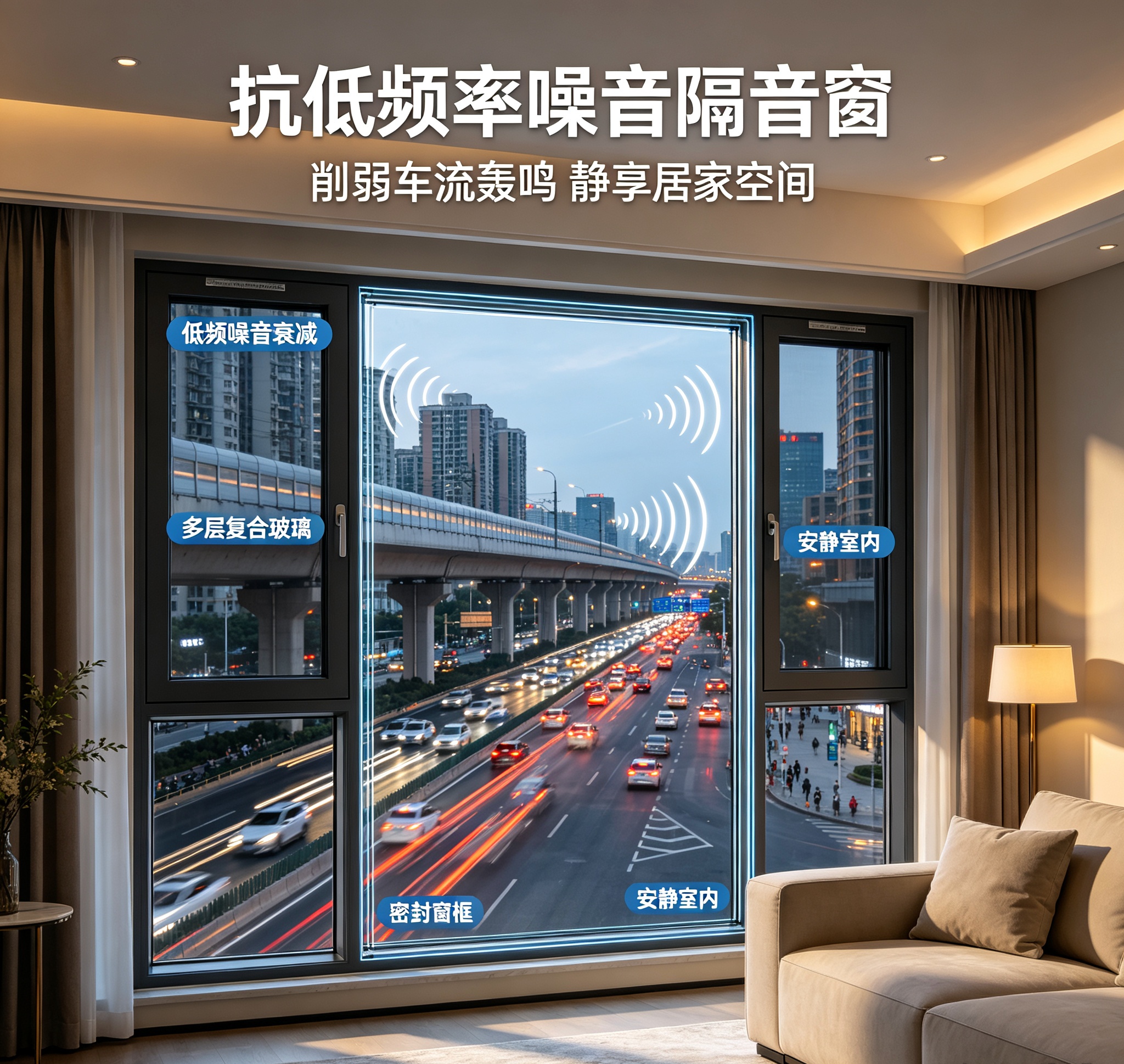 东营低频隔音窗